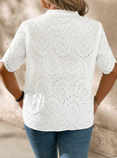 Camisa trabalhada em lese