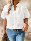 Camisa trabalhada em lese