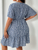 Vestido com decote transpassado