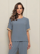 Conjunto de Moletom com Ziper e Bolso