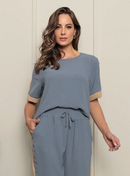 Conjunto de Moletom com Ziper e Bolso