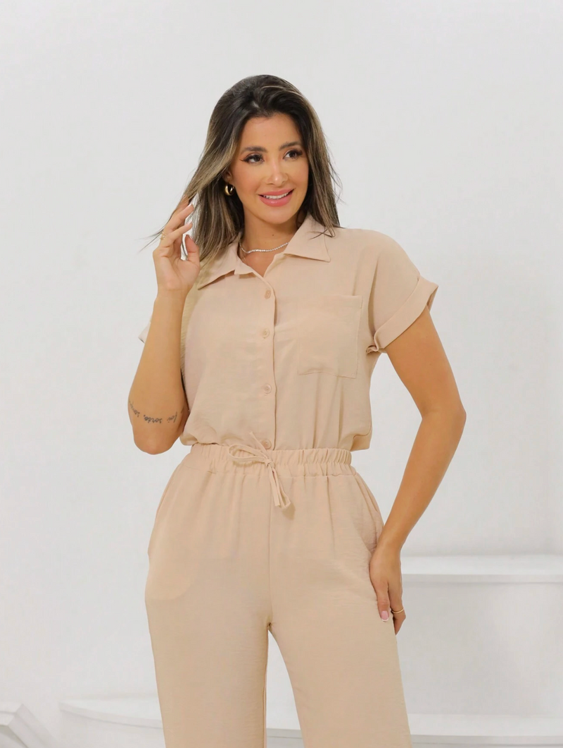 Conjunto Calca e Blusa de Ziper