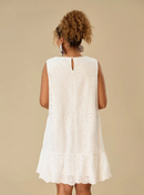 Vestido de lese com babados