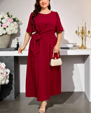 Vestido detalhe de transpasse