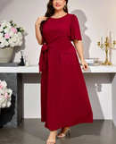 Vestido detalhe de transpasse