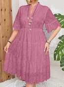 Vestido de lese color