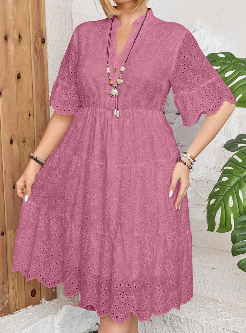 Vestido de lese color