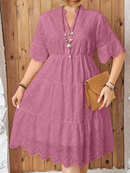 Vestido de lese color