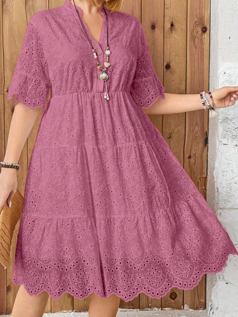 Vestido de lese color