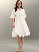 Vestido de lese com babados