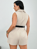 Macacão Decote Cruzado Luxo