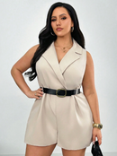 Macacão Decote Cruzado Luxo