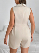 Macacão Decote Cruzado Luxo