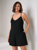 Macacão decote em V