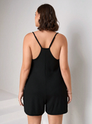 Macacão decote em V