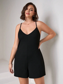 Macacão decote em V