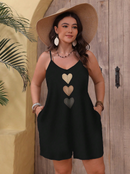 Macacão Estampa Coração