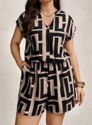 Macacão Feminino Estampa Luxo