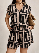 Macacão Feminino Estampa Luxo