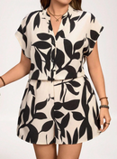 Macacão Curto Estampado