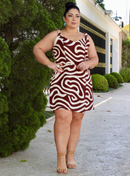 Macacão Curto Estampado