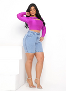 Bermuda Jeans Feminina