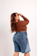 Bermuda jeans duo color