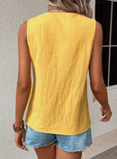 Blusa inserção de Ilhós