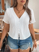 Blusa Feminina com botões