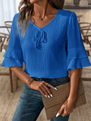 Blusa detalhe em babado