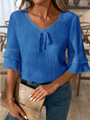 Blusa detalhe em babado