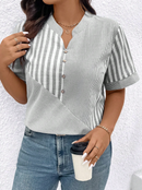 Camisa manga curta listrada