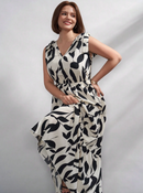 Vestido longo estampado