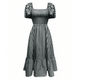 Vestido Xadrez com babados
