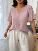 Blusa detalhe Flor de luxo