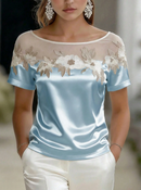 Blusa feminina luxo