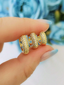 Trio de Argola Com Zircônia