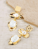 Brinco Elegante de Design Retrô