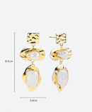 Brinco Elegante de Design Retrô