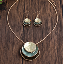 Kit Colar + Brinco Pêndulo