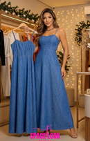 Vestido Jeans Longo