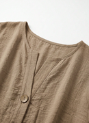 Camisa feminina com botões