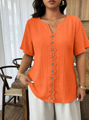 Blusa detalhe Flor de luxo