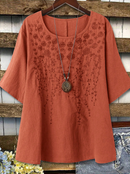 Blusa bordado luxo