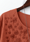 Blusa bordado luxo