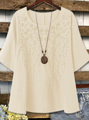 Blusa bordado luxo