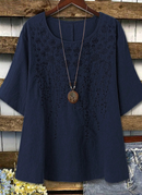 Blusa bordado luxo