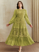 Vestido Feminino Luxo Verde | Plus Size
