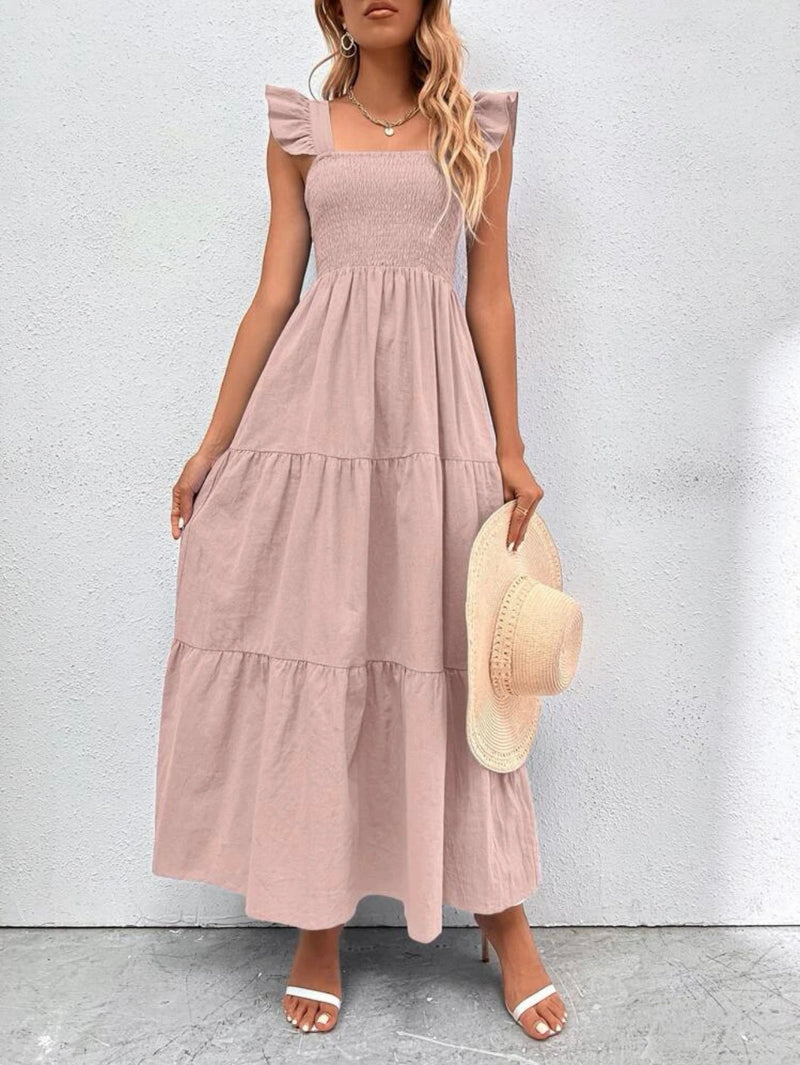 Vestido com lastex