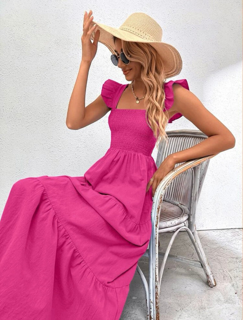 Vestido com lastex